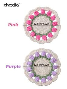 1 tấm lót cốc hình hoa tulip, đế lót ly, giá đỡ cốc thiết kế hoa dễ thương, tấm lót cốc cà phê, thích hợp cho trang trí tiệc cưới. - đế lót ly - Xem 4