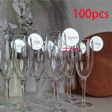 Wedding Place Card Ideas Glass Marker Wine Charm Wedding Drink Tags Champagne Charms Drink Label Glass Charm Disc Name Tags Circle,Personalised Drink Tags, Acrylic Wedding Wine Glass Markers ,Wedding Name Place Cards Ideas