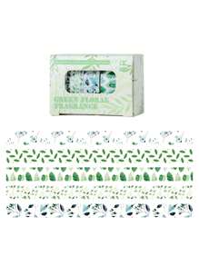 5 Rollen Blumen Handbuch Klebeband in Geschenkbox, personalisiertes DIY Handbuch dekoratives Washi Klebeband als Geschenk für Mitschüler und Freunde, Geschenke zum Schulanfang