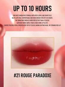 Yves Saint Laurent Rouge Pur Couture The Bold #21 Rouge Paradoxe 顯色唇膏 3g / 0.11 Oz | 高顯色全遮蓋啞光妝效 | 奢華奶油質地，塗抹順滑舒適，持久顯色 - 21 Rouge Paradoxe - 查看 2