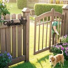 1 Piece Of Simple And Elegant Butterfly Welcome Decoration Sign And Plaque. It Is A Simple Metal Wall Art Handicraft For Entrance Wall Decoration. It Is Highly Suitable For Home And Office Decoration, And Is An Ideal Choice For The Living Room
