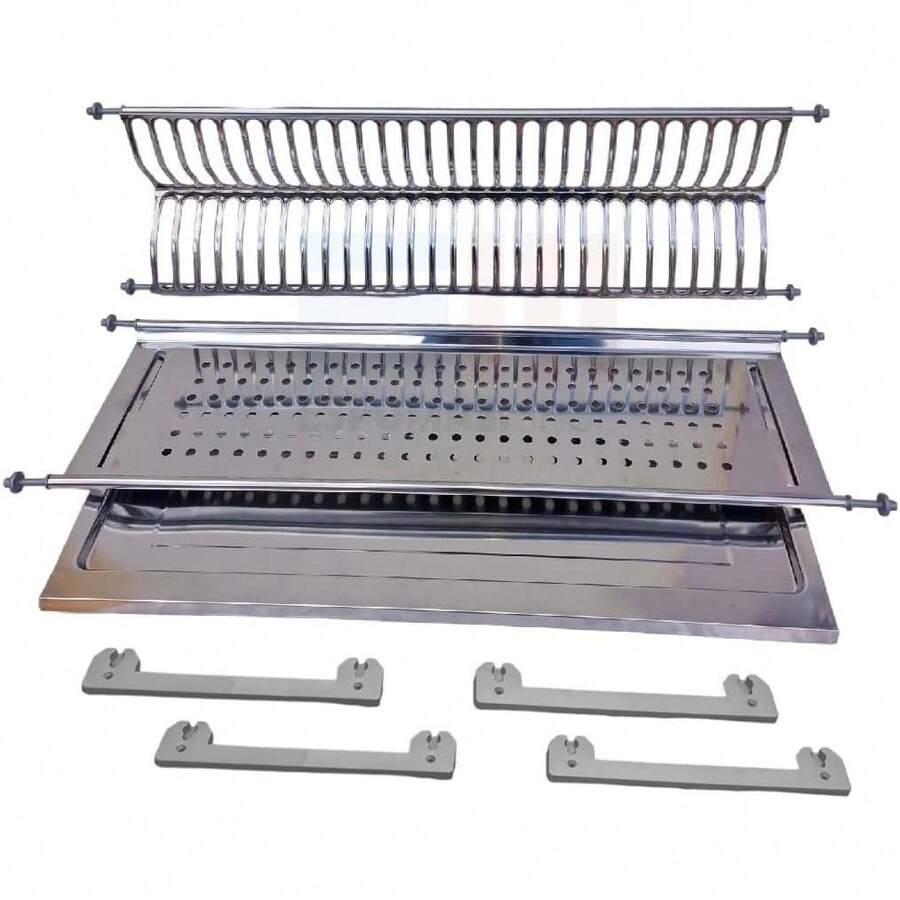 Dish Racks - ที่วางจาน + ชุดประกอบ ขนาด 76 ซม. ประกอบได้ตั้งแต่ 73 ถึง 80 ซม. - ดู 1