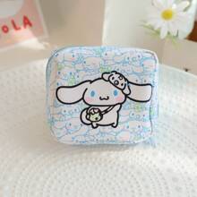 Sanrio Sanrio 1PC Kawaii Anime Mini Storage Bag Portable Cute Sweet Cartoon Makeup Package Toys Girls For Travel Storage Bag,Makeup Bag,Cosmetic Bag,Vacation Organizer,Large Capacity Makeup Organizer Makeup Case, For Lipstick, Brush, Skincare, Mobile Phone, Coin, Small Items, For Home,Gift,Vacation And Festival Halloween Christmas Multifunctional Use,Boho Vibes