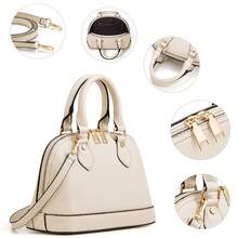 UKEIN 4PCS Women Fashion Handbags Purses Wallet Tote Shoulder Bags Casual Crossbody Bags, Best Valentine's Day Gift For Ladies Girls, Satchel Purse Set 4pcs - 白色 - 查看 3