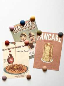 Powerful Half-Circle Magnetic Stickers, Refrigerator Magnets, White Board Magnets, Mosaic Magnetic Sheets, Photo Clips