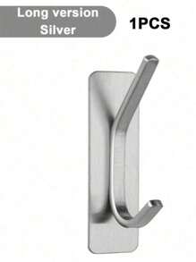 MiLaiWP Cabideiro de aço inoxidável com ganchos de parede, cabideiro para roupas de alta resistência, ganchos de parede de capacidade extra grande, cabideiro de parede de dupla utilização com furadeira/adesivo, cabideiro com ganchos de 4/5/6 níveis