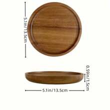 Vassoio in legno giapponese ovale e rotondo - Vassoio di servizio in legno massello multifunzionale, adatto per colazione, pane, dolci - Adatto per uso domestico, in cucina, in ristorante per pane, pizza, torta, bistecca, frutta, verdura, spuntino, vassoio per servire la colazione, adatto per riunioni di famiglia e ristoranti