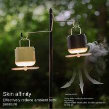 RAF Mosquito Repellent,4 In 1 Multi-Functional Camping Mosquito Repellent Light, Camping Light With Fan/Lighting/Air Humidification/Mosquito Repellent Spray Function, Waterproof Rechargeable LED Camping Light, Suitable For Outdoor Camping, Student Dormitory Use Of Multi-Functional Lighting, Mosquito Repellent Light