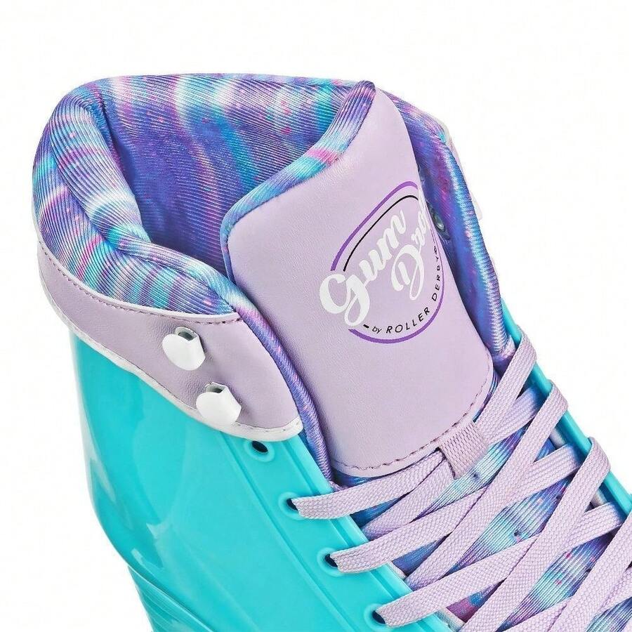 Children's Beginner Roller Skates Set With 54mm Wear-Resistant Wheels, Adjustable Size For 3-6 Years Old, Mint Green Girls' Skating Shoes, Including Safety Gear. - Mint Green - View 1
