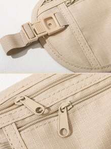 Travel Money Belt - Slim Passport Holder RFID Blocking Travel Pouch To Protect Cash, Credit Cards And Travel Documents Storage Bag