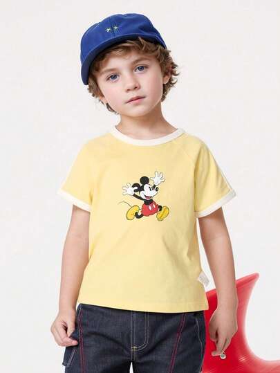  Balabala Baby Girls Disney Short Sleeve T-Shirt, 2025 Summer Baby Girl T-Shirt