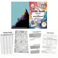 1 Stück ADHS 3-in-1 Arbeitsheft für Erwachsene, Malbuch und Zielplanung für psychische Gesundheit, Haushaltspflichten Übersicht Jahres-Reinigungsplan Buch, für Jahresplanung, Zielplanung, Umsetzungsplanung, Schulmaterial