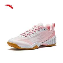 Anta 奥罗拉 | 女子羽毛球鞋夏季新款防滑专用运动鞋122524461 - 沙粒灰/腮紅粉 -3 - 查看 2