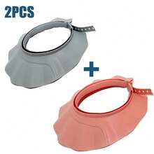 1 件装防水婴儿洗发神器 - 柔软护眼护耳浴帽，适合男孩和女孩，可调节婴儿浴帽 - 浴室必备，保护眼睛和温和洗发 - 柔软亲水头套，适合儿童沐浴时使用，圣诞节、万圣节家居浴室装饰秋季装饰返校季的彩色选择 - 多色 - 查看 19