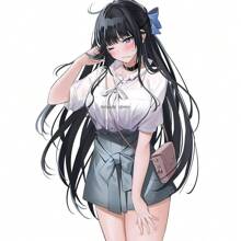 1pc Wall Arts Posters FramelessPop WHite CARD Anime Girl Poster CUTE Poster Bar Cafe Wall Art Painting Home Decor Frameless/Wood-Framed Painting