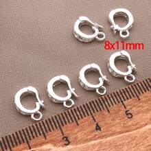 1/3/5pcs Real 18K Gold Plated Brass Zirconia Bail Bead Spacer Buckle Connectors Spring Buckle Clasp Clip Buckle For DIY Jewelry Making Finding Bracelet Necklace Pendant