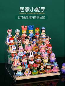 木制调味品架收纳架，多瓶桌面储物香料架，木制厨房香料架展示架 - 白色 - 查看 9