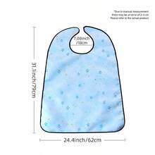1pc/3pcs Extra Large & Wide Adult Bibs, Reusable Meal Protector Clothing Aprons For Elderly, Nursing Homes And Hospitals, Suitable For All Seasons - Multicolor - View 11