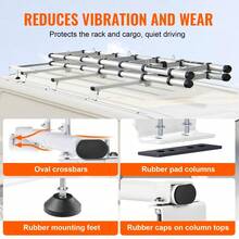 Ladder Rack For Transit Custom 2013 To 2024 Heavy Duty Trailer Van Roof Storage System - White - View 6