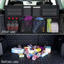 1 pièce Organiseur de coffre de voiture, organiseur de siège arrière de voiture, sac de rangement de siège arrière réglable, organisateur de siège arrière en Oxford à usage multiple, accessoires de voiture, indispensables pour les vacances d'été