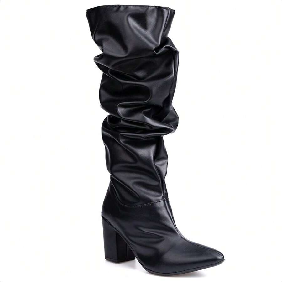Domidona Women Fashion Boots - 黑色 - 查看 1