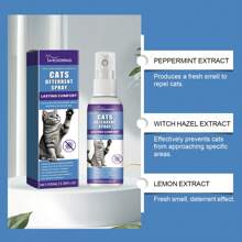 100ml Cat Care Spray, Gentle Formula To Prevent Cats From Urinating And Scratching Furniture, Effectively Stops Destructive Behavior, Safe And Convenient To Use, Fast Acting With Long-Lasting Effects