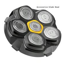 SOLIMPIA 1pc Upgraded Head Shaver For Bald Hair Trimmer For Men Rechargeable LED Display Waterproof Wet/Dry Head Shaver - Blue - View 12