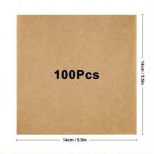 200 Count Unbleached Parchment Paper Squares 5.5" X 5.5",Hamburger Patty Paper, Non-Stick Wax Paper Sheets For Separate Burgers, Cookies & Other Foods When Storing, Freezing - Multicolor - View 14