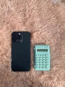 1pc Mini Student Calculator, Cute & Fashionable Design, 8 Digit Display, Suitable For Work, Study, Finance, Accounting, Portable Handheld Calculator Back To School - Single Piece - View 3