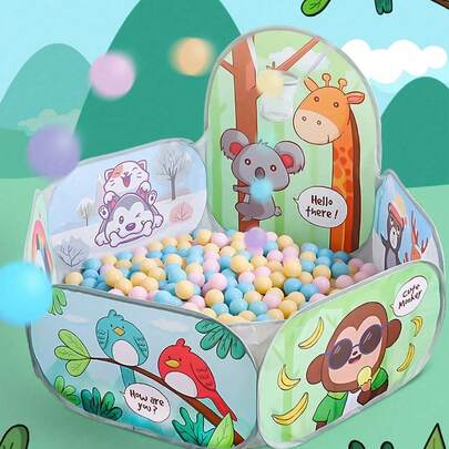 Bể bóng hoạt hình cho trẻ em Bể bơi khô Bóng cho trẻ em Bể bóng rổ Sân chơi Lều trẻ em Công viên cho trẻ em Sân chơi (Không có bóng)