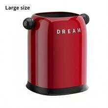 1PC Stylish Large-Capacity Trash Bin – Bathroom Waste Basket, Silent Close, Office Luxury Recycling Container, Study Desk Storage Bucket, Bathroom Accessory