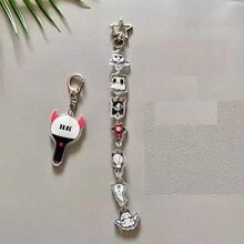 KPOP 卡通可爱吊坠钥匙扣 送给女朋友的生日礼物 - 彩色 - 查看 1