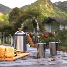 Customized Outdoor Mini Stainless Steel Shot Glass Set Of 4 Pcs, Portable Water Cup For Hiking, Camping, Bar, Restaurant, Suitable For Elders, Friends, Father's Day Gift