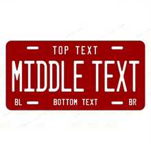 1pc Customizable Metal Alloy Decorative Car License Plate Sign - Personalized Wall Art Decor, Waterproof, Fade Resistant, Pre-Drilled Holes - Perfect For Christmas, Halloween, Thanksgiving - 6x12 Inch Metal Wire Ornament,Home Harmony