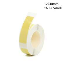 D30 Label Tape, 12x40mm White Thermal Label Paper For Phomemo D30 Labels Tape Printer Maker Tape Refill Replacement For Print Master D30 Labels Refill 12mm X 40mm (0.47 X 1.57 Inch) White/Color,For Vretti HP3, HP4, For MARKLIFE P11, For Phomemo D30, M110, D35, Q30 Printers.