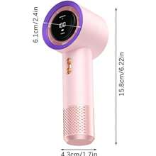 3000mAh Ventilatore portatile ad alta velocità | Regolabile con display LED, velocità massima del vento 9m/S | Mini ventilatore palmare mobile per raffreddamento