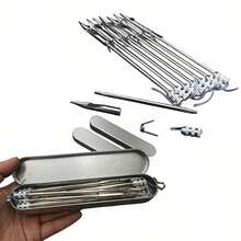 4pcs Outdoor Bow Fishing Set (Includes 1 Box, 3 Arrows) - Premium Arrows And Durable Storage For Exciting Fishing Adventures - Multicolor - View 3
