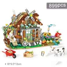 Mini Particle Building Blocks, Foldable Japanese Street Scene Assembly Ornaments, Multiple Colors To Choose From, 3D Stereo Puzzle, Desk Decoration, Adult Holiday Gifts For Men And Women Christmas Halloween Thanksgiving Gifts