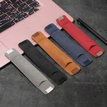 Portaplumas de banda elástica ajustable, funda de cuero PU, bolsa elástica para cuaderno, portaplumas de 8-1.5 pulgadas desmontable - A2 - Ver 2