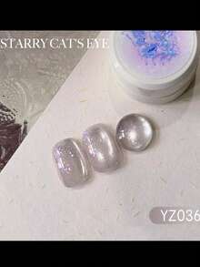 2025新款水果星光闪猫眼精细磁性蛋白石粉色猫眼凝胶指甲油12ml，春夏冰透明磁性美甲套装，包含底油和亮油，需配合UV灯使用，植物基凝胶全息透明色，适合工作/通勤/约会，6色套装，沙龙级持久28天，网络红人美甲设计。 - 彩色 - 查看 23