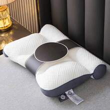 NetHong Cervical Memory Foam-Pillow For Neck And Shoulder Pain,Ergonomic Orthopedic UK - White - View 5