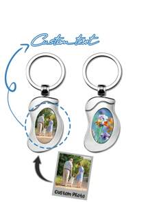 1pc Custom Silver Stainless Steel Bottle Opener Keychain, Custom Halloween Gift, Christmas Gift Keychain, Custom Metal Keychain, Customizable Picture Bottle Opener Keychain, Perfect Gift For Father, Boyfriend, Christmas Gift, Valentine's Day Gift