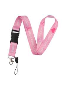 Dây đeo chìa khóa dễ thương thẩm mỹ cho phụ nữ cô gái giáo viên cho thẻ ID dây đeo chìa khóa cho học sinh thẻ ID móc khóa trái tim dây đeo thẻ ID - Nhiều màu - Xem 8