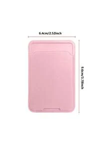Soporte adhesivo universal para teléfono móvil que se ajusta a varios modelos de teléfonos, adecuado para guardar tarjetas de tránsito, tarjetas de acceso, tarjetas de identificación, tarjetas de crédito y evitar la pérdida de tarjetas, para mujeres y hombres, cartera Magsafe, cartera para tarjetas