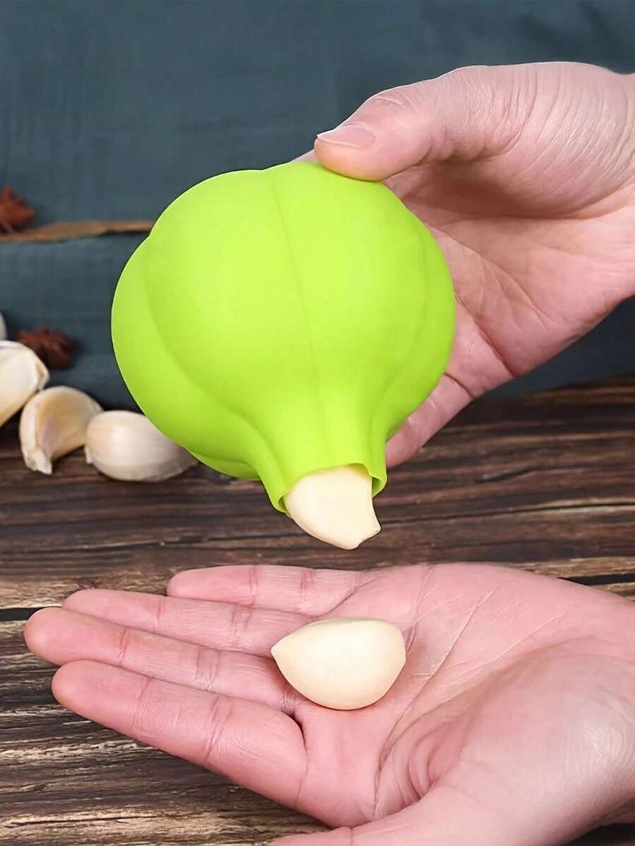 1/3 piezas Pelador de ajo de silicona, apto para pelar ajos rápida y fácilmente en la cocina, herramienta práctica y fácil de limpiar