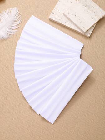 10条装男女通用基础款弹力发带，柔软面料，适合长发/短发，可用于瑜伽、跑步、健身、休闲等场合，四季皆宜，涤纶材质，吸汗头巾，秋冬季女士发饰，适合度假装扮，优雅围巾，柔软头巾