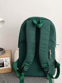 Outdoor Backpack, Student Bag, Travel Rucksack, No Pendant School Supplies - Multicolor - View 3