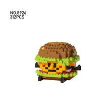 Children's Toys Mini Food Fast Food Building Blocks,Nano Diamond Building Block Educational DIY Assembly Toys,French Fries, Burgers, And Cola, Gourmet Kitchen Toy,Christmas Gift, Thanksgiving Gift, Birthday Gift - Multicolor - View 18