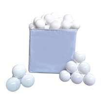 Pelotas Para Alberca 50 pzs. Color Blanco - Blanco - Ver 1