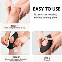 10 Rolls Pre-Cut Breathable Elastic Sports Medical Tape, Latex-Free Fit For Knee Support And Muscle - Elastic Sports Medical Tape For Knee Support And Muscle - Multicolor - View 4